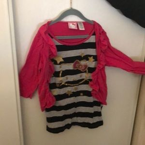Hello Kitty by Sanrio Girls Shirt Medium